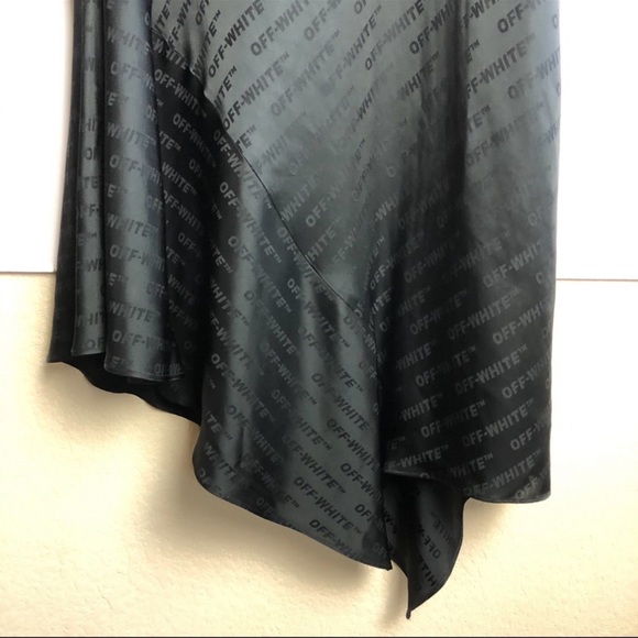 Off-White Logo Short Love Dress in Black Small 40 - Picture 7 of 9